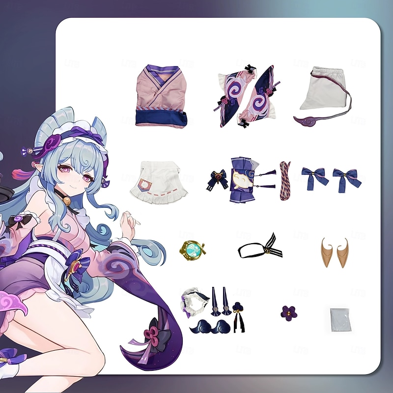 Genshin Impact Yumemizuki Mizuki Anime Cosplay Costume Outfits Video Game Costumes Halloween Carnival Party Comic Con Costume For Women's Adults'3