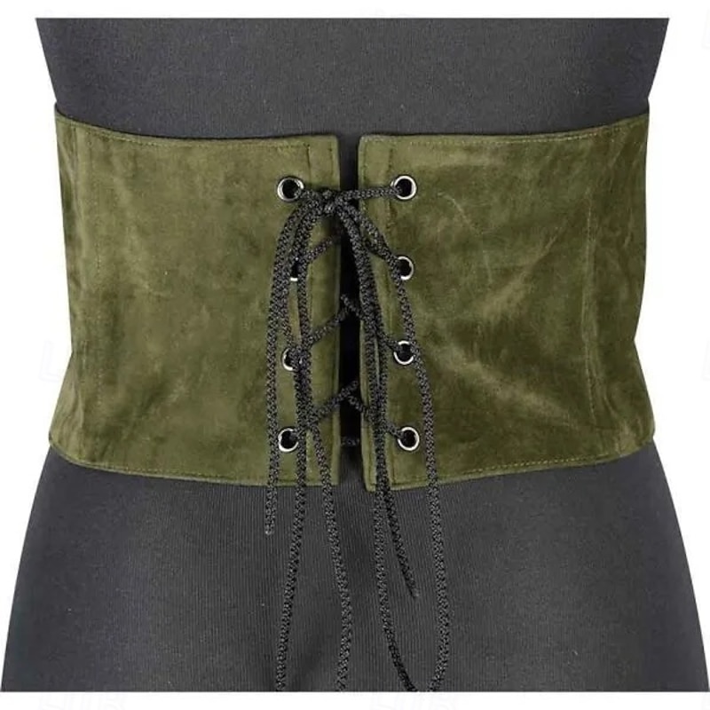 Retro Vintage Punk & Gothic Medieval Underbust Corset Lace up Fancy Dress Men's Carnival Masquerade Carnival Performance Masquerade Adults' Corset All Seasons2