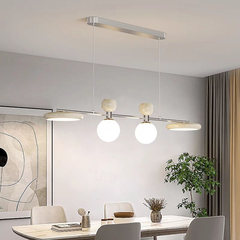 4-Light 110 cm Unique Design Pendant Light Metal Acrylic Painted Finishes Modern 110-120V 220-240V