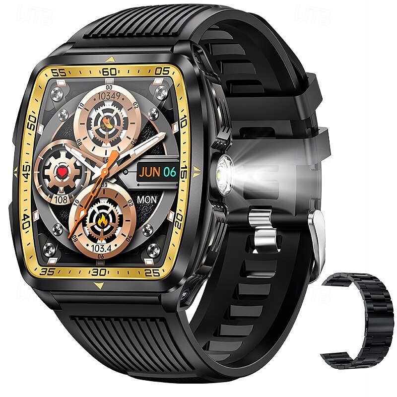 2025 New For Smart Watch Men IP68 5ATM Outdoor Sports Fitness Tracker Health Monitor 1.8 Inch BT Call Smartwatch3