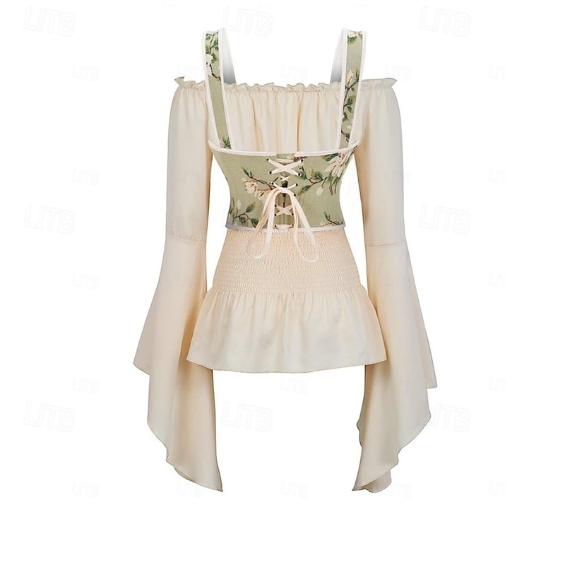 Retro Vintage Rococo Baroque Corset Overbust Corset Sleeveless Collarless Fancy Dress Women's Casual Daily Carnival of Venice Adults' Tank Top All Seasons2