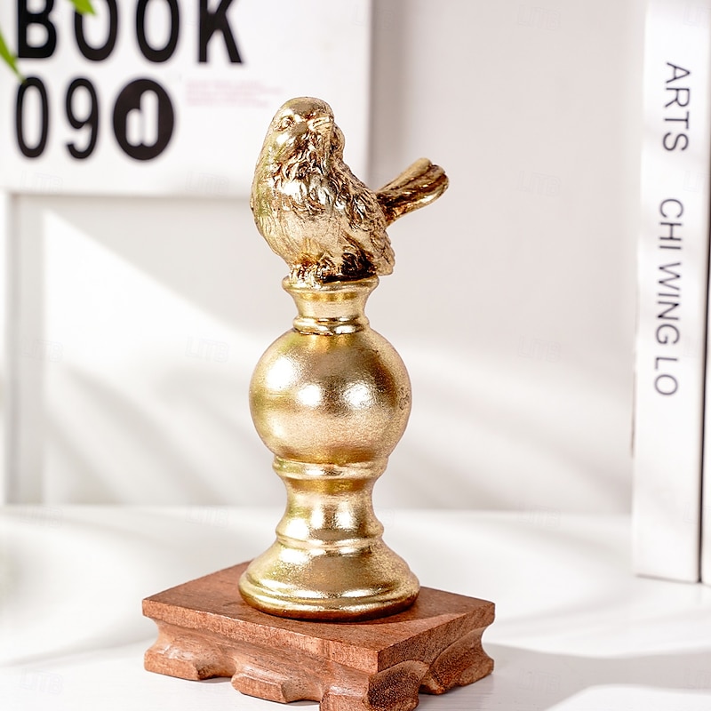 Bird Figurine, Resin Home Decor Craft, Cozy Desktop Decoration for Office, Family, Hotel, and Restaurant Tabletop Ornament 2025 - $13.49