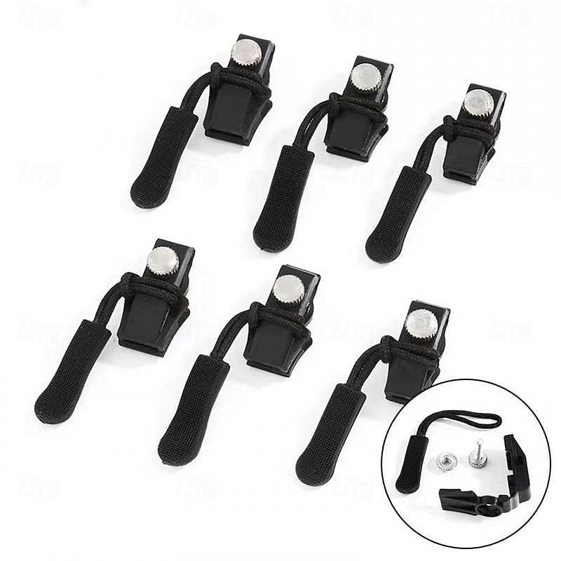 5/20PCS Detachable Zipper Pull Repair Kit, Universal Instant Zipper Replacement, DIY Sewing Craft Supplies for Zipper Fixing and Replacement3