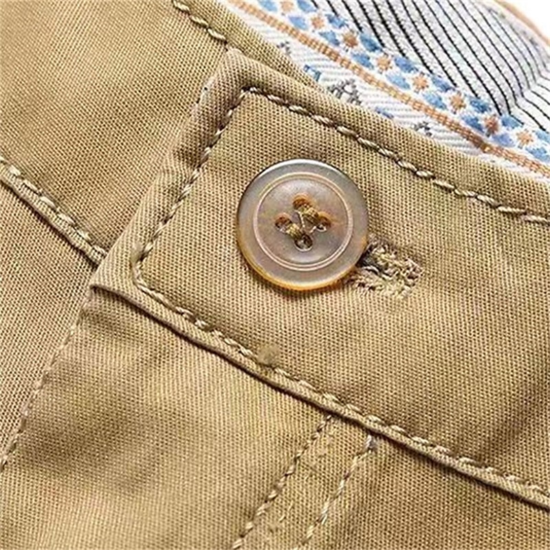 Men's Dress Shorts Work Shorts Golf Shorts Pocket Plain Comfort Breathable Knee Length Outdoor Business Sports Casual Black Army Green3