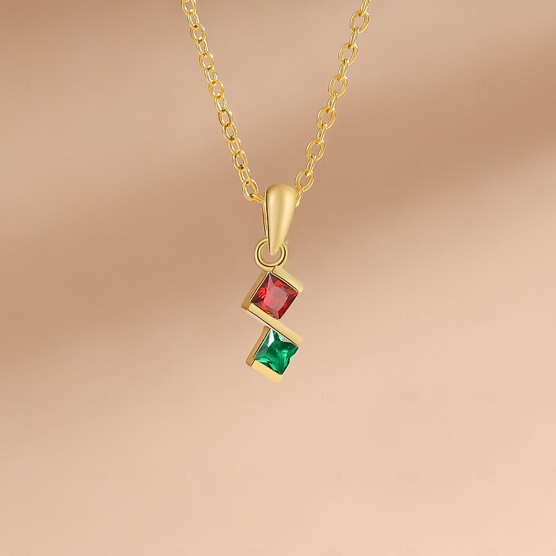 Personalized Birthstone Necklace Custom Best Gift for Mom – Pendant for Women, Perfect for Mother's Day, Valentine's Day, Christmas, or Birthday4