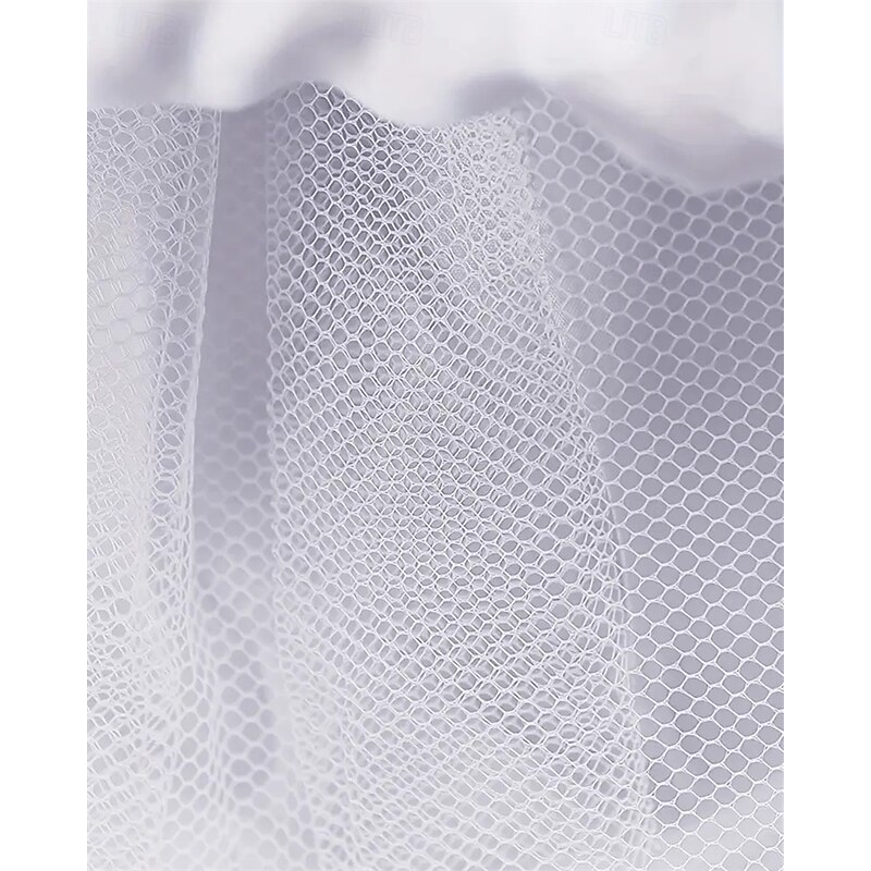 Kids Girls' Party Dress Geometric Sleeveless Performance Birthday Tie Knot Beautiful Sweet Polyester Knee-length Party Dress Swing Dress A Line Dress Summer 4-12 Years White Pink Blue4