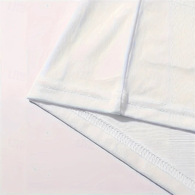 100% Cotton Easter Kids Girls' White Graphic Rabbit T shirt Tee Crew Neck Short Sleeve Outdoor Vacation Daily Classic Casual Print Summer3