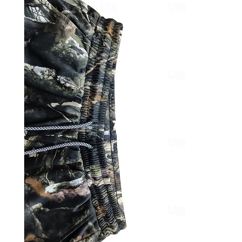 Men's Board Shorts Swim Shorts Swim Trunks Camouflage Quick dry Breathable Drawstring Elastic Waist 2 in 1 Vacation Beach Hawaiian Casual Green4