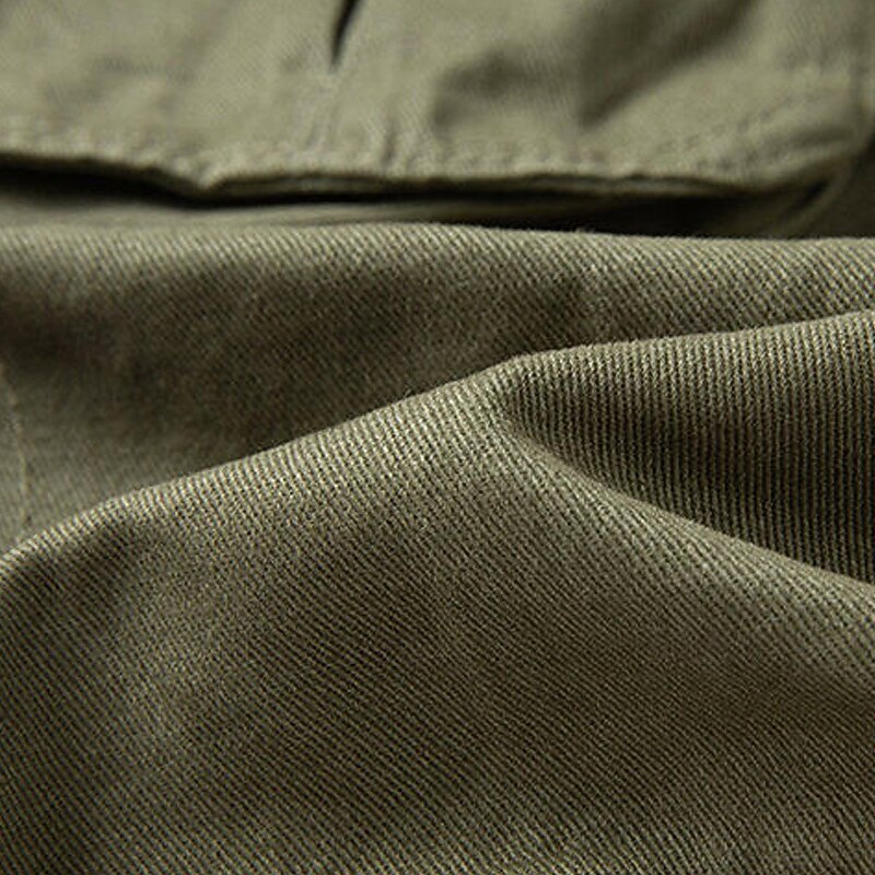 Men's Cargo Shorts Shorts Bermuda shorts Casual Shorts Multi Pocket Straight Leg Plain Breathable Moisture Wicking Knee Length Outdoor Casual Camping & Hiking Fashion Streetwear Black Green4