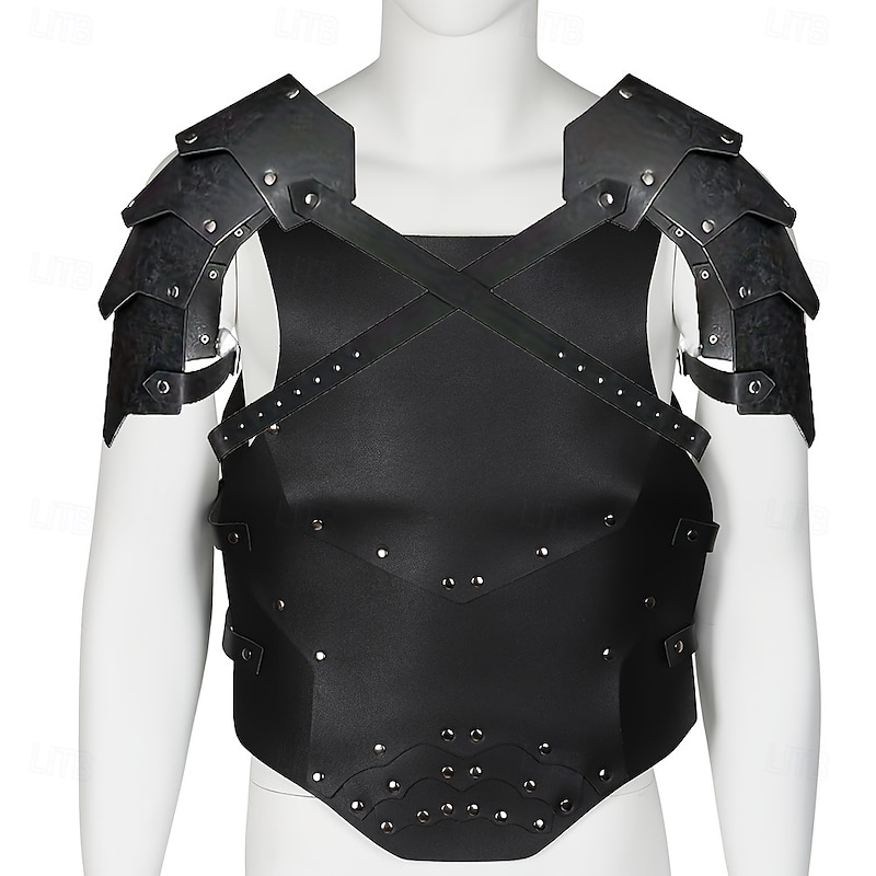 Punk & Gothic Medieval Renaissance Armor Chemise Shoulder Armor Fancy Dress Men's Women's Unisex Halloween Carnival Masquerade Performance Event / Party Stage Adults' Shoulder Armor