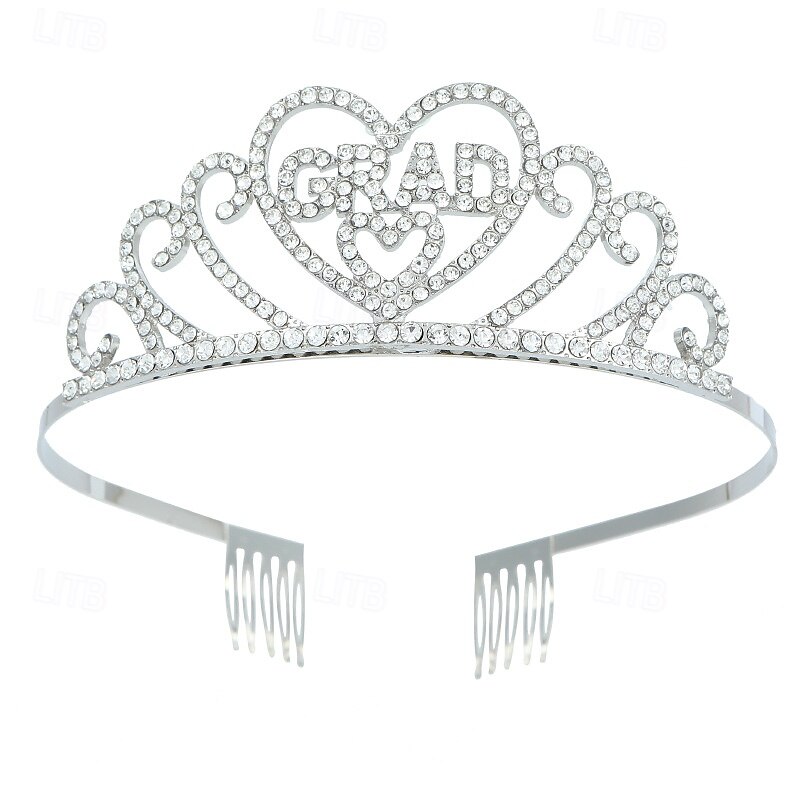 Graduation Crown Headband, Gradiation Party Tiara Headpiece for Celebrations and Special Occasions