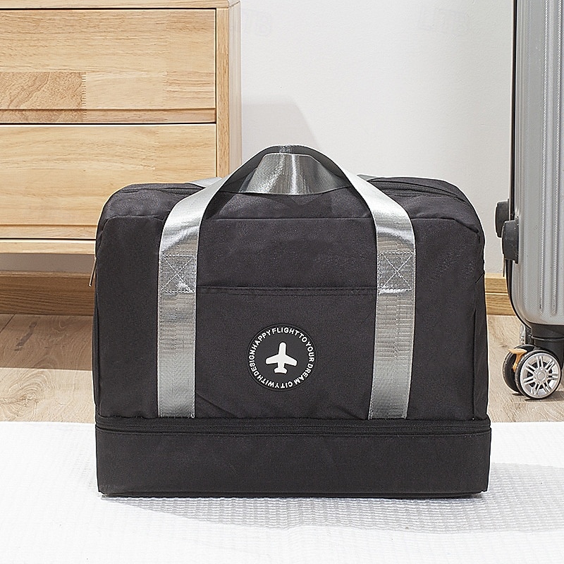 Weekender Bag Travel Duffel Bag with Shoe Compartment, Gym Bag with Wet Dry Separation for Women Men, Waterproof Luggage Bag with Wet-Dry Separation, Beach, Swimming & Fitness Organizer2