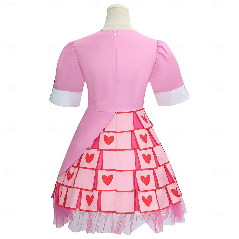 Descendants The Rise of Red Kids Bridget Dress Costume Cosplay Movie Cosplay for Women's Adults' Children's Day New Year Masquerade Dailywear3