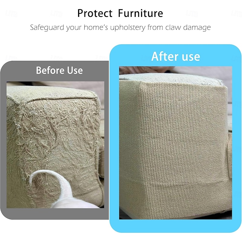 Self Adhesive Cat Scratch Mat to Protect Furniture Couch Protector from Cat Claws Scratching4