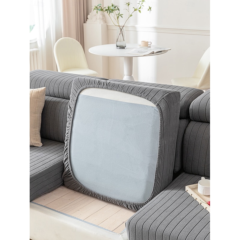 Sofa Cover Seat Cushion Cover Geometric Printed Polyester Slipcovers3