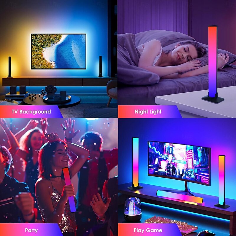 LED Smart Light Bar  Gaming Room Lamp TV Lights Intelligent Backlight For Bedroom Living Room2