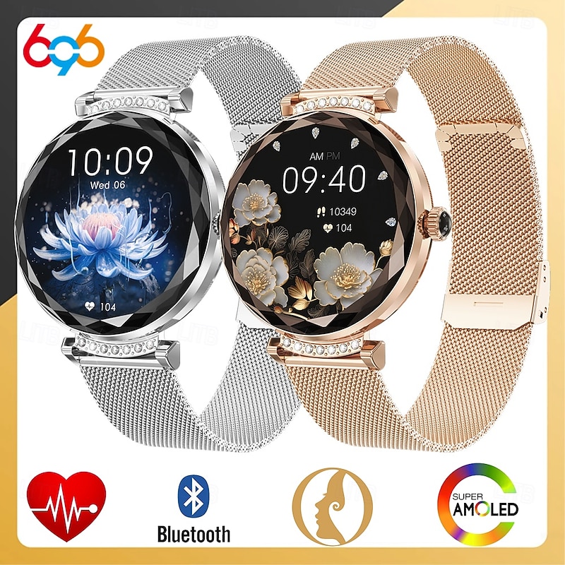 696 NX7PRO Smart Watch 1.19 inch Smartwatch Fitness Running Watch Bluetooth ECG+PPG Pedometer Call Reminder Compatible with Android iOS Women Hands-Free Calls Message Reminder IP 67 40mm Watch Case2