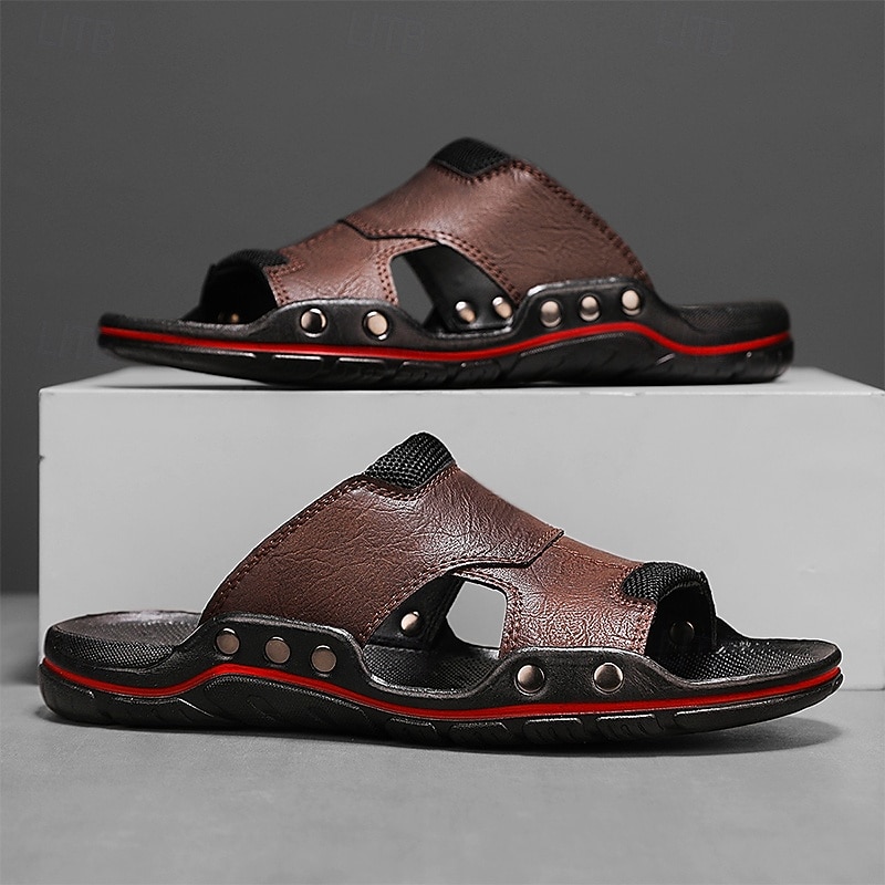 Men's Slip-On Outdoor Sandals with Ergonomic Design – Ideal for Beach, Outdoor Sports and Casual Use3