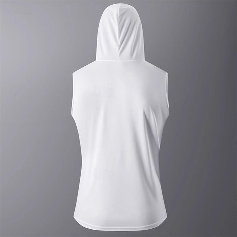 Men's Workout Tank Top Running Tank Top Gym Tank Top Pocket Sleeveless Outerwear Casual Athleisure Solid Colored Quick Dry Soft Breathable Gym Workout Walking Jogging Sportswear Activewear Black2