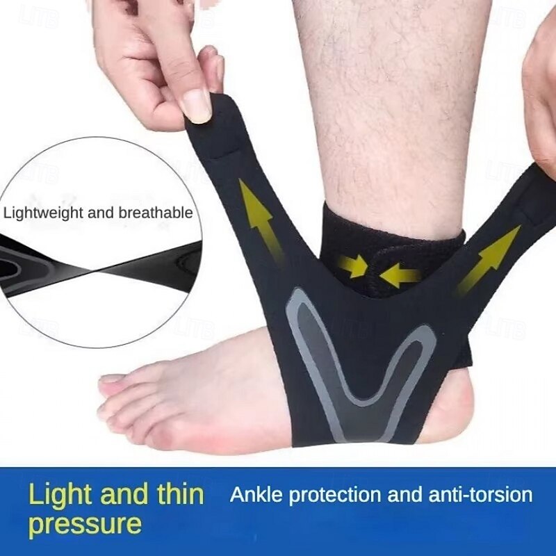 Adjustable Ankle Support Brace – Non-Elastic Compression Wrap for Injury Prevention, Sprain Protection & Stability, Sports & Fitness Protective Gear for Outdoor Activities2