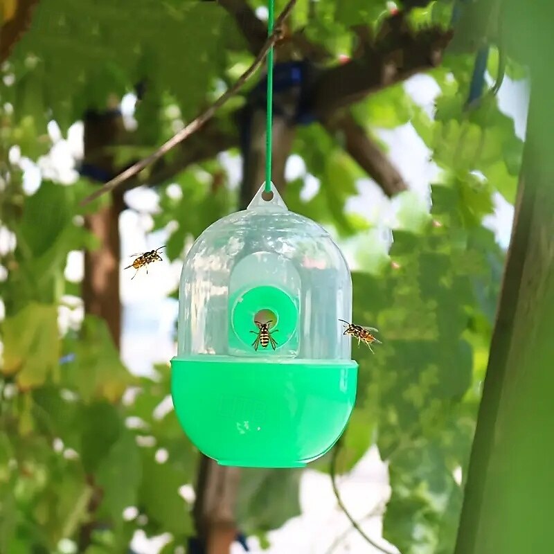 2 Wasp Catcher Fruit Fly Boxes for Outdoor Garden Hanging Insect Traps2