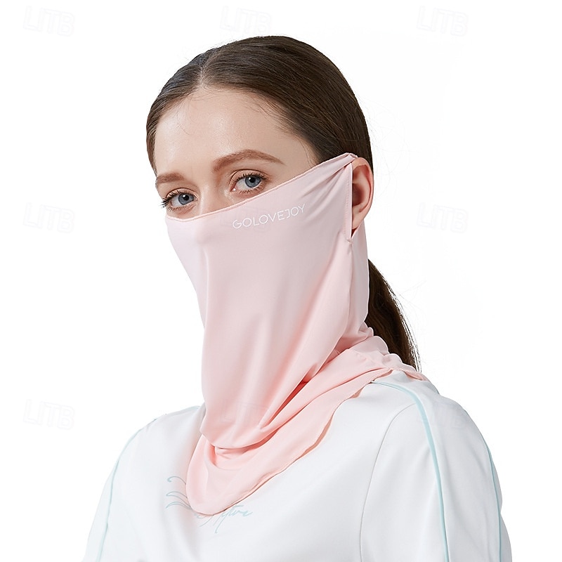 Women Summer Anti-UV Quick-drying Face Cover Scarf Breathable Neck Protection