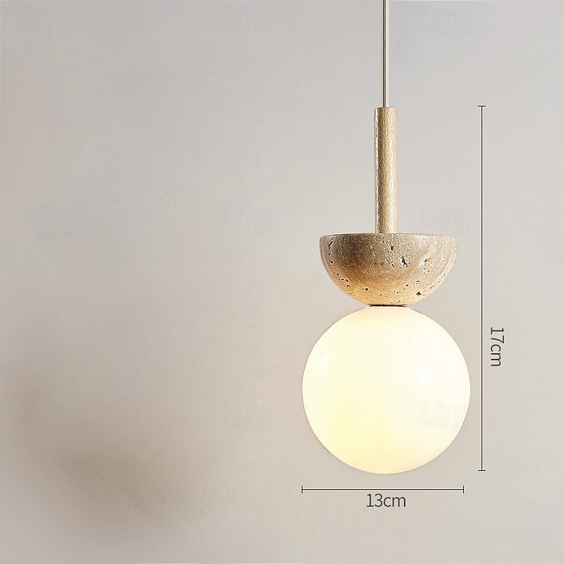 13 cm Pendant Lantern Design Geometric Shapes Pendant Light Stone Glass Artistic Style Formal Style Vintage Style Vintage Country 110-120V 220-240V4