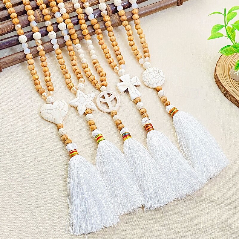 Women's necklace Fashion Street Color Block Necklaces