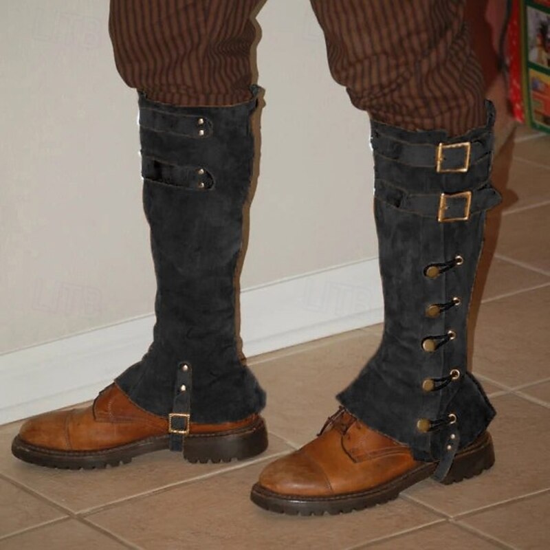 Retro Vintage Medieval Renaissance Masquerade Shoe Cover Fancy Dress Men's Women's Unisex Celtic Pirate Halloween Carnival Masquerade Event / Party Masquerade Adults' Shoe Cover3