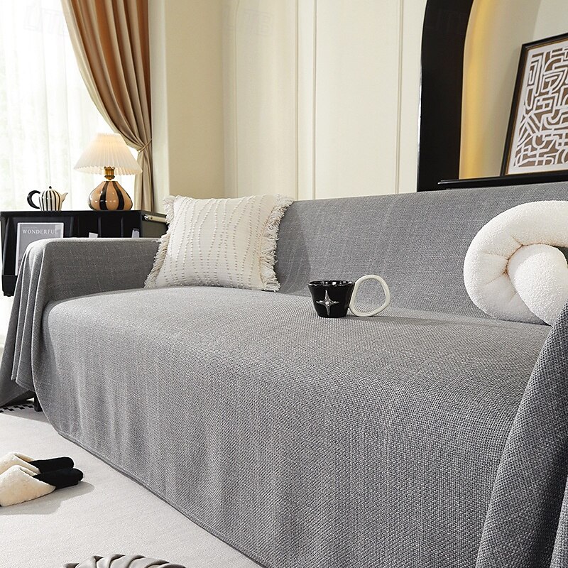 Modern Minimalist Couch Cover  Pet Friendly Furniture Sofa Protector Throw Blanket, All-Season, Washable Sofa Cover for Bedroom, Living Room and Home Decor3