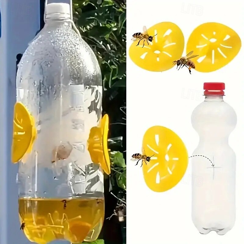 8 Pieces Wasp Trap Bee Trap Wasp Trap Flower Insect Funnel Trap Suitable for Garden Outdoor Pest Control Tool Indoor/outdoor Pest Control Tool