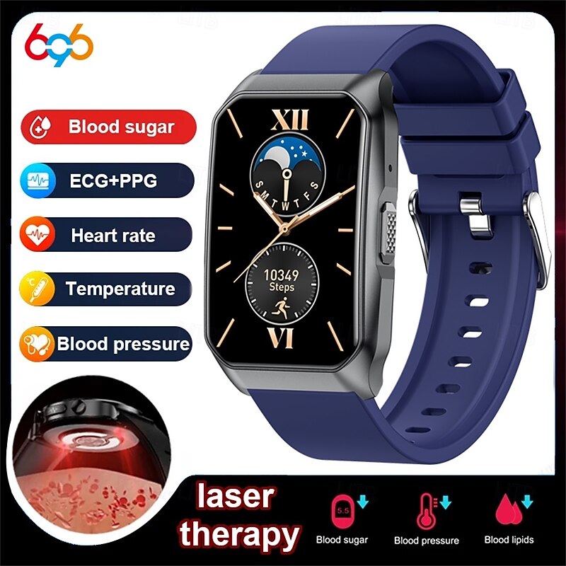 696 T69 Smart Watch 1.57 inch Smartwatch Fitness Running Watch Bluetooth Pedometer Call Reminder Sleep Tracker Compatible with Android iOS Women Men Hands-Free Calls IPX-0 27mm Watch Case