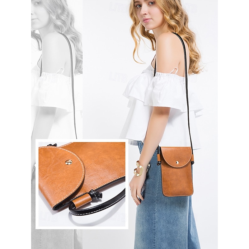 4-Piece Women's Handbag Set – Faux Leather Shoulder Bag, Crossbody Purse, Wallet & Clutch, Elegant Casual Tote for Work, Travel & Daily Use3