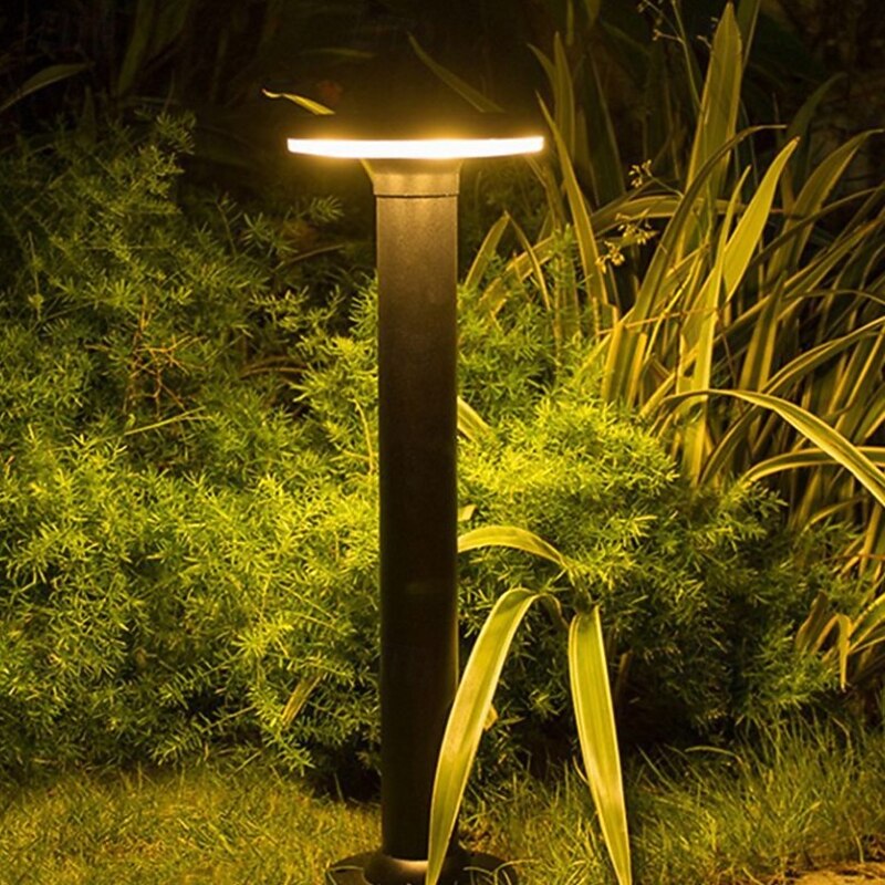 Outdoor Aisle Lights Warm White Modern Street Light Outdoor Waterproof, Perfect Solar Light for Backyard, Lawn, Driveway, Walkway, Garden Decoration.3