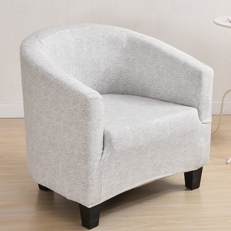 Club Tub Armchairs Chair Cover Polar Fleece Single Sofa Covers Stretch Couch Slipcovers for Living Room Furniture Protector2