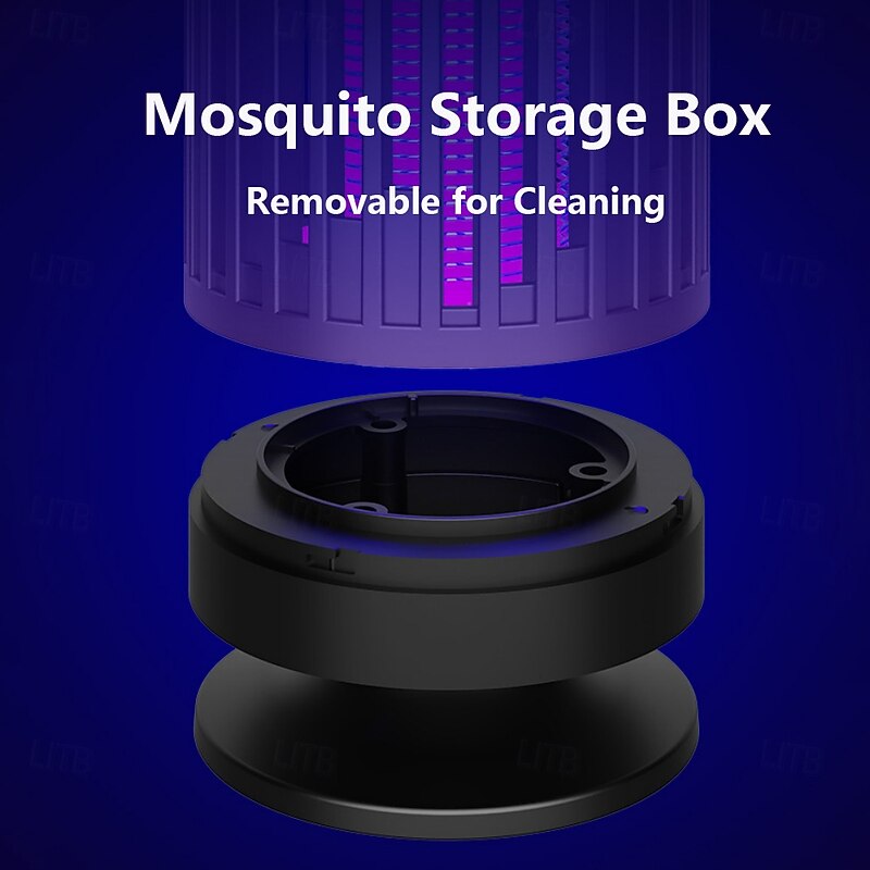 Electric Mosquito Bug Zapper for Indoor Outdoor Mosquito Killer Bug Zapper Rechargeable Mosquito Zapper Fly Traps4