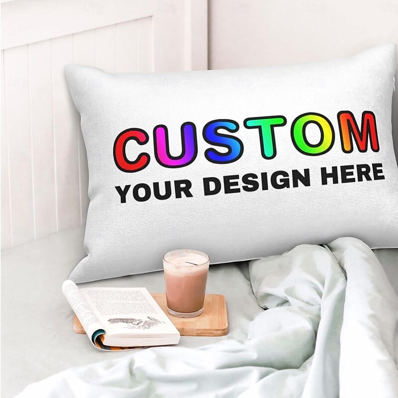 Graduation Customized Lumbar Pillow Cover Add your Image Best Graduation Gift Personalized Photo Design Picture Casual Pillowcase Cushion Cover 1pc Personalized Mother's Father's Day Custom Made