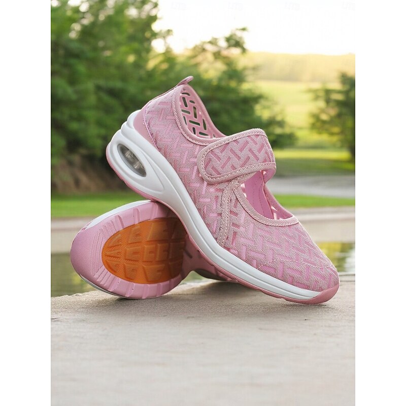 Women's Air Cushion Mary Jane Sneakers – Comfortable Slip-On Walking Shoes for Daily Wear2
