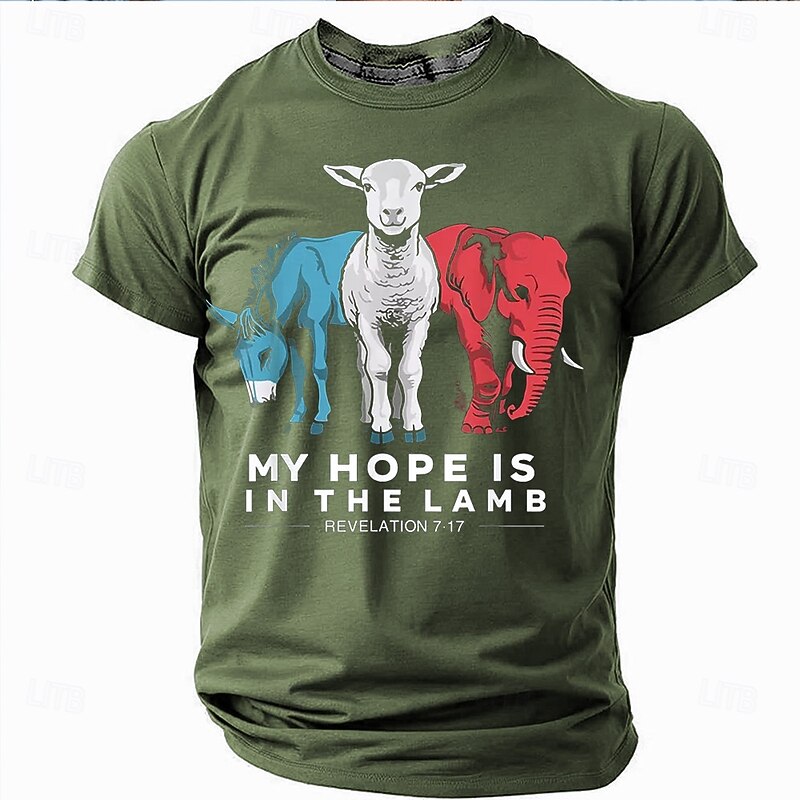 Patriotic T Shirts For Men American US Flag Eagle T Shirt Short Sleeve T shirt 3D Print Crew Neck Shirt Fashion Daily Basic Street Casual Daily Black Summer Spring All Seasons Clothing Apparel S3