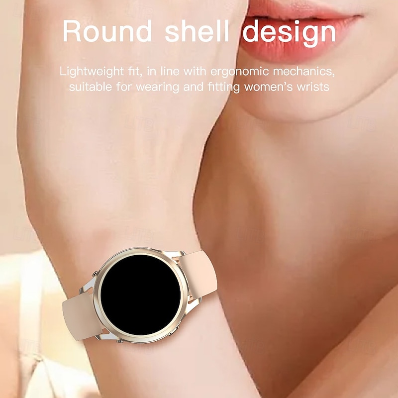 696 X17MINI Smart Watch 1.27 inch Smartwatch Fitness Running Watch Bluetooth Call Reminder Sleep Tracker Heart Rate Monitor Compatible with Android iOS Women Men Hands-Free Calls Message Reminder2