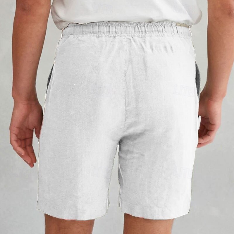 Men's Bird Parrot Cotton Linen Shorts Shorts Mid Waist Hawaiian Vintage Retro Vacation Dailywear Holiday Drawstring Pocket Elastic Waist Designer Clothing Apparel3