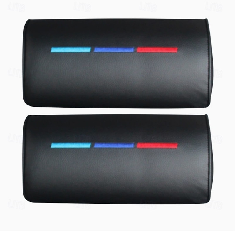 Car Seat Head Neck Pillow Protection PU Auto Headrest Support Rest Travelling Car Headrest Neck Accessories2