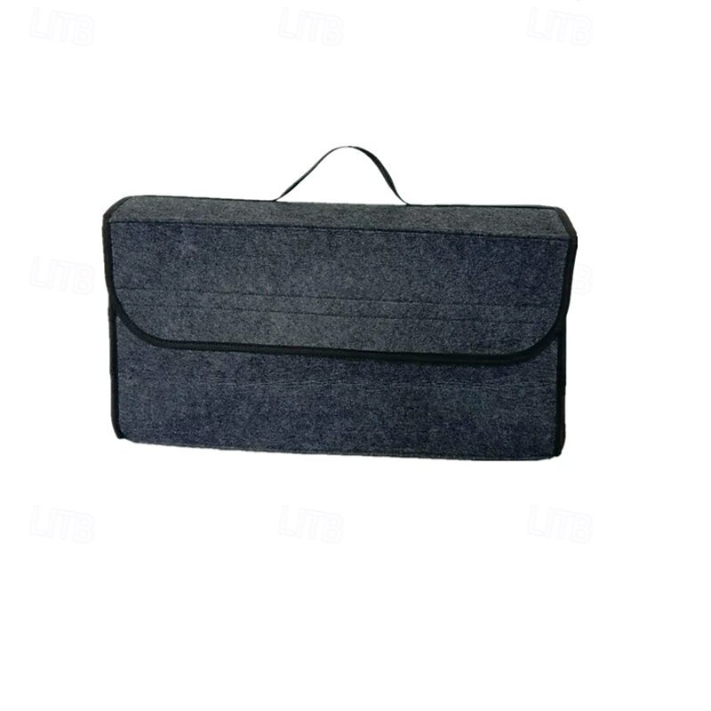 Large Anti Slip Compartment Boot Storage Organizer Tool Car Storage Bag Car Trunk Organizer Soft Felt Storage Box Accessories3