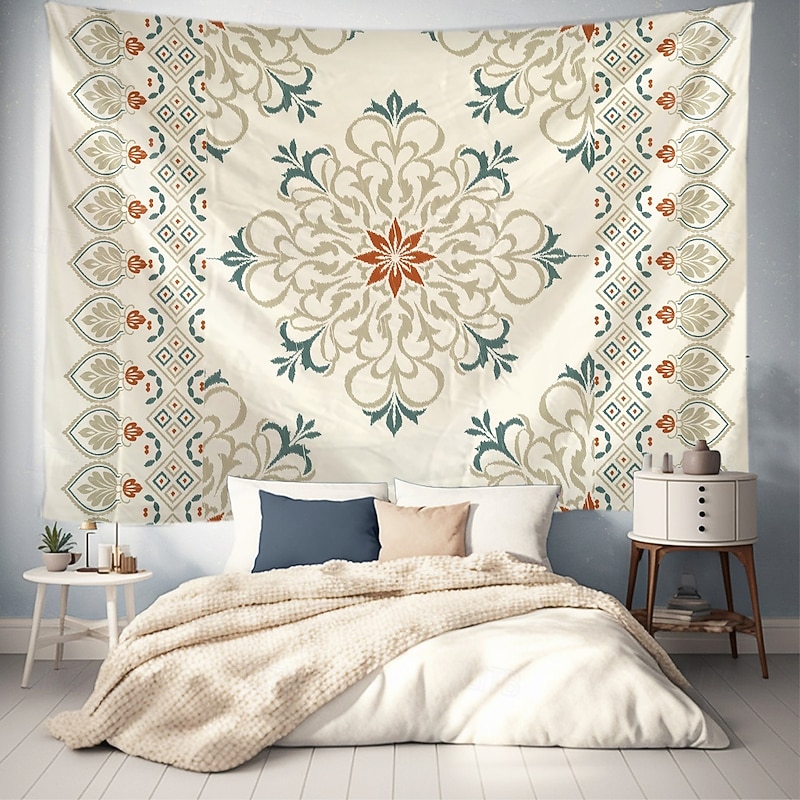 Mandala Bohemian Hanging Tapestry Wall Art Large Tapestry Mural Decor Photograph Backdrop Blanket Curtain Home Bedroom Living Room Decoration