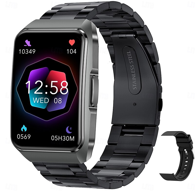 iMosi ET650 Smart Watch Fitness Tracker ECG Temperature Monitor Bluetooth Android iOS Waterproof 1.572