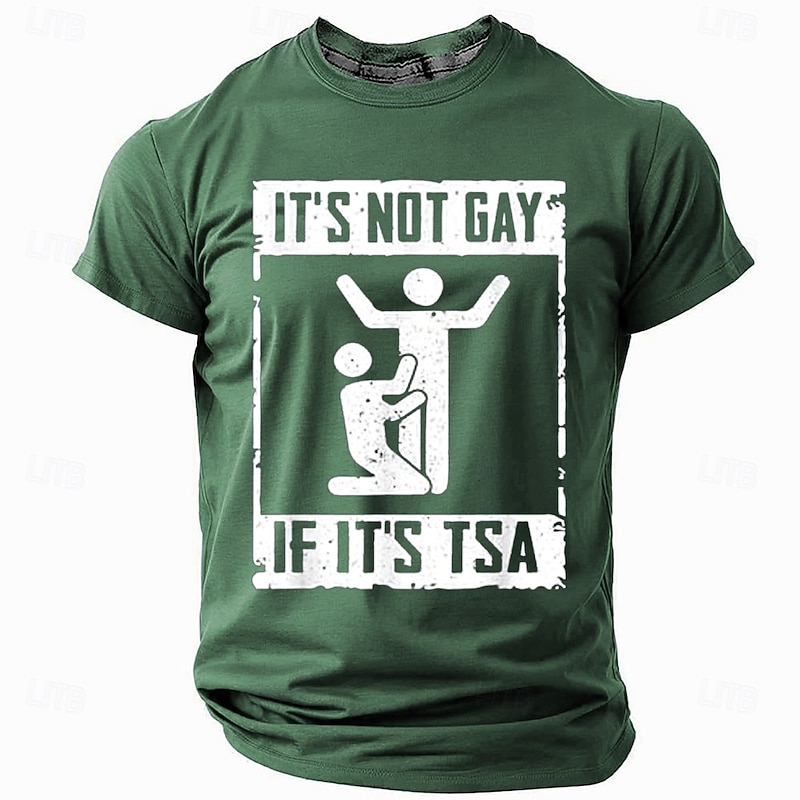 Men's Adult Humor Funny Slang T Shirt Short Sleeve T shirt 3D Print Crew Neck Shirt Fashion Daily Street Daily Black Red Blue Summer Spring Clothing Apparel S M L XL XXL XXXL3