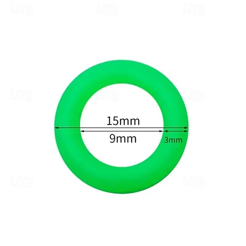 50Pcs/Pack Camping Nail Night Vision Luminous Ring Round Multi-functional Tents Accessories3