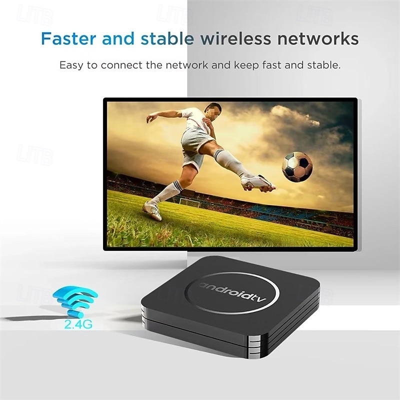 Android 12 TV Box Q3 Digital Display Cortex-A53 8GB 1GB3