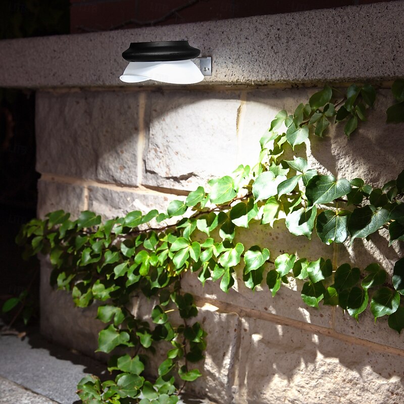2/4 Pcs LED Solar Street Lights Outdoor Wall Lights Fence Lights 9LEDs Home Garden Outdoor Courtyard Fence Wall Decoration LED Waterproof Wall Light Garage Porch Yard Lighting3