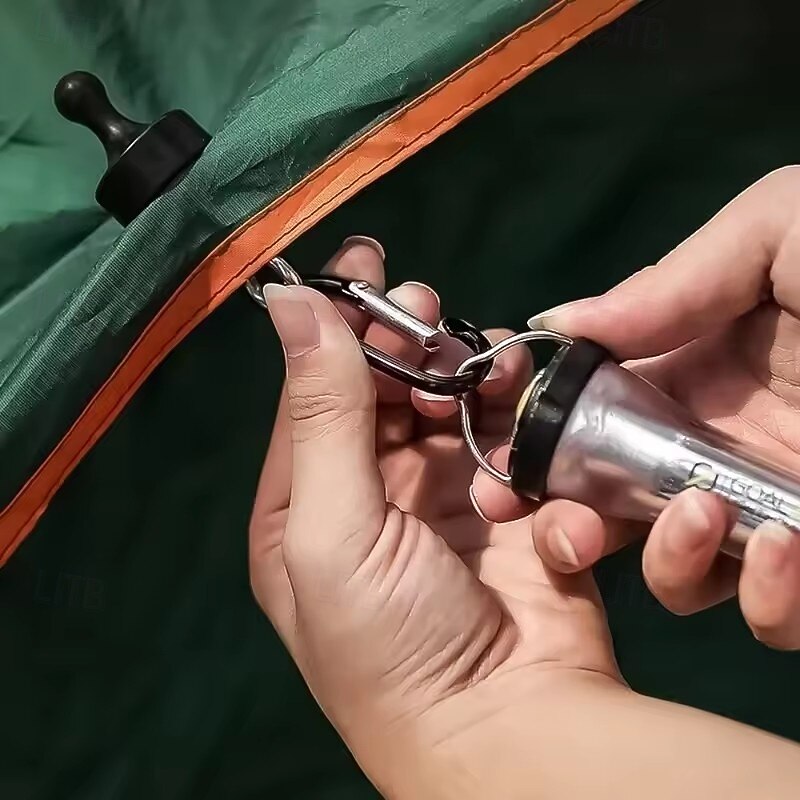 4Pcs Outdoor Camping Strong Magnetic Hooks Tent Canopy Carabiners Mountaineering Buckle Magnet Hanger Camping Light Hook Accessories3